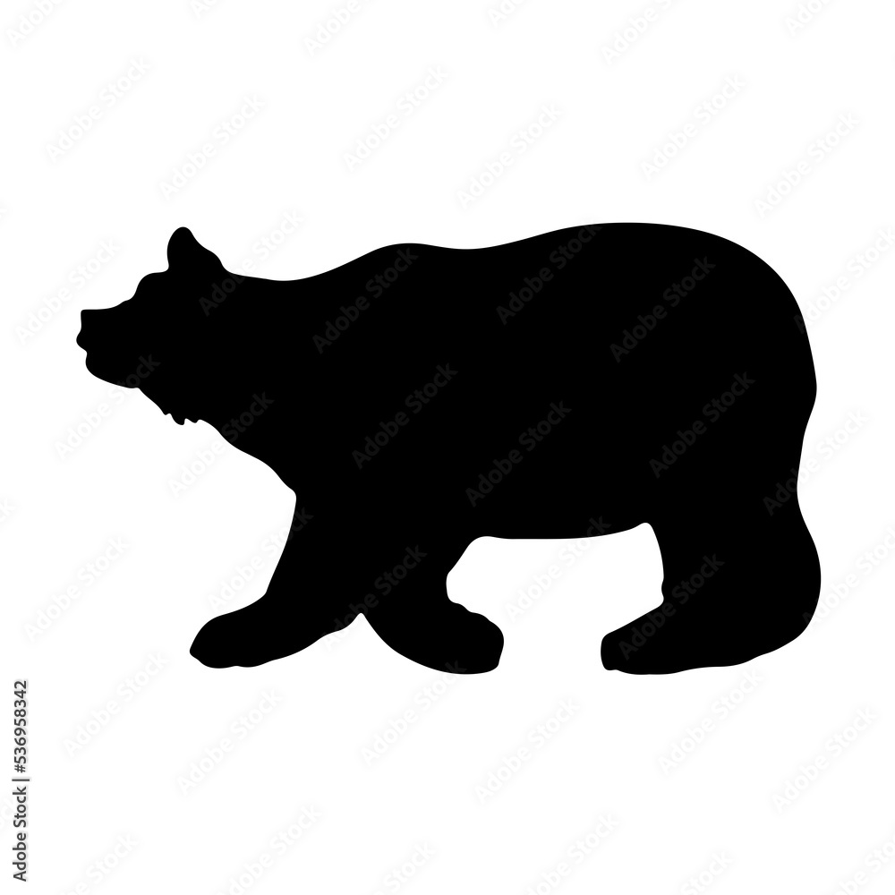 Fototapeta premium bear silhouette