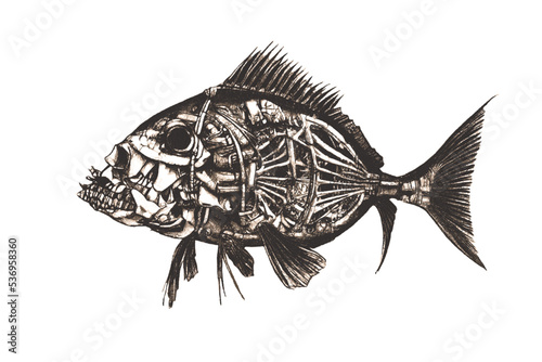 Fish skeleton. Fantastic Se...