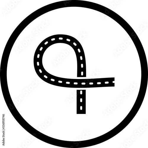 Road Ramps Icon Style