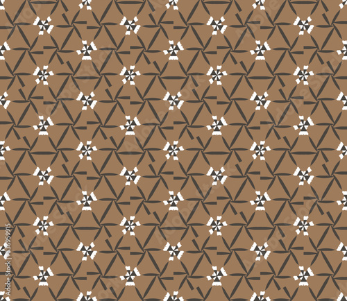 Abstract geometric pattern. A seamless background, vintage texture.	