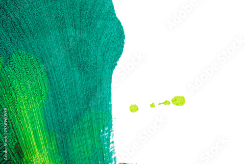 green yellow and brown abstract acrylic painting color texture on white paper background by using rorschach inkblot method