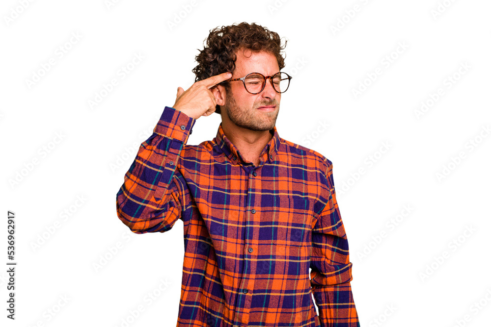 Young caucasian curly hair man isolated Young caucasian man with curly hair isolated covering ears with hands. Young caucasian curly hair man isolated Young caucasian man with curly hair isolated covering ears with hands.