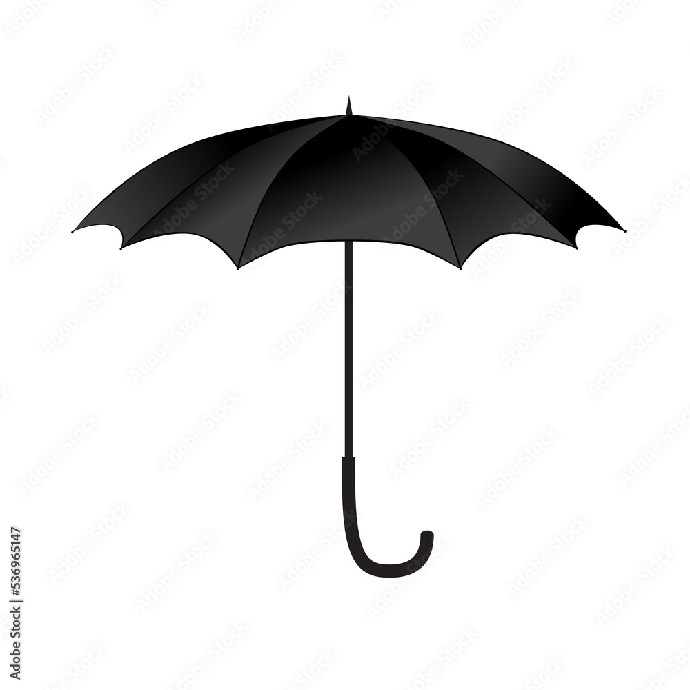 Icon umbrella vector isolated Icon umbrella vector isolated