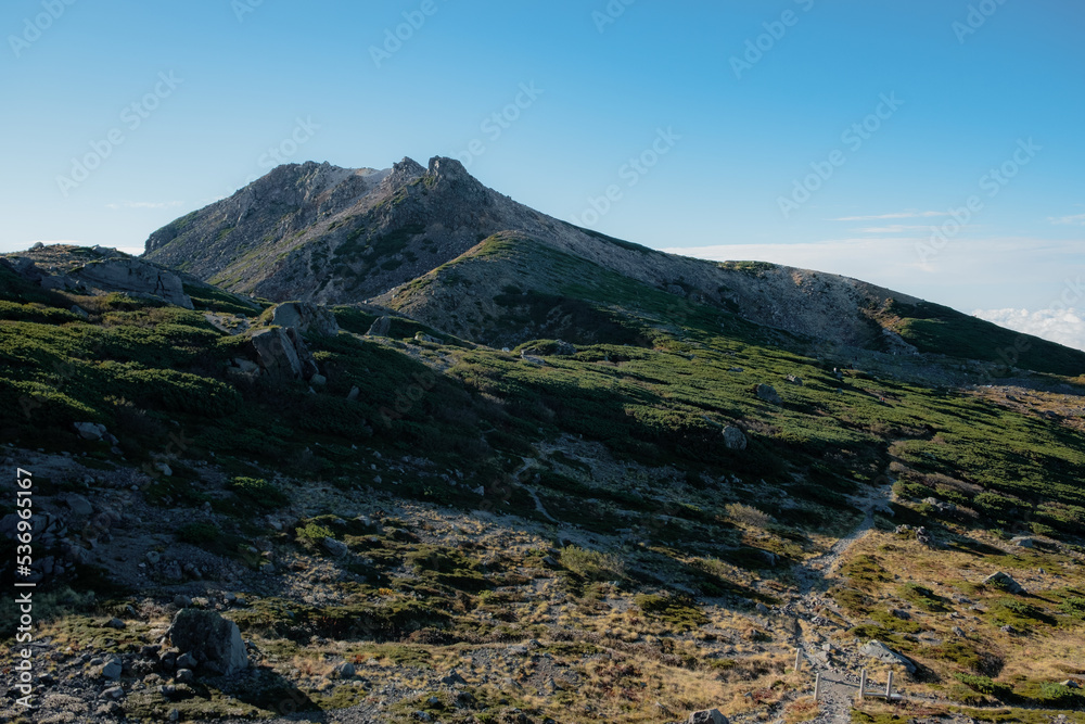 Naklejka premium 登山風景