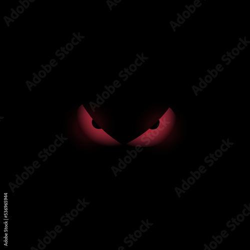 wild star eye illustration in the middle of the night