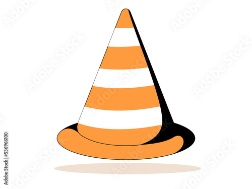 Art illustration symbol icon object work tools design handy worker logo of cone street