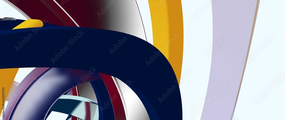 Obraz premium Abstract 3d rendering, futuristic shape metallic glass, perfect for modern desktop wallpapers, web banners, graphic elements, backgrounds and graphic resources.
