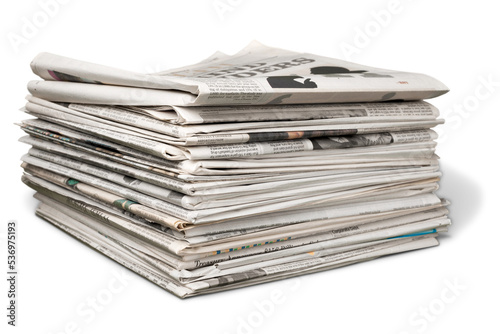 Stack of Newspapers photo