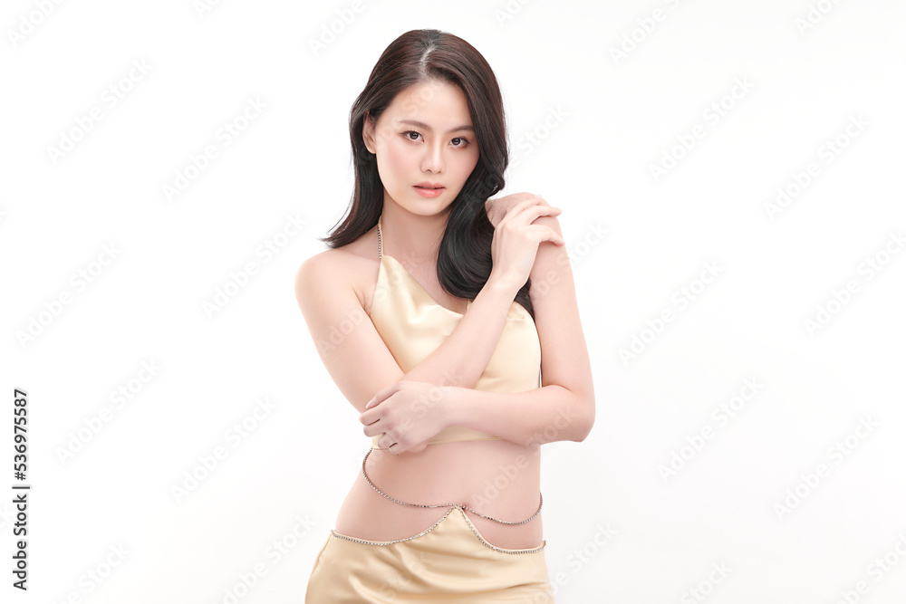 Beautiful young asian woman with clean fresh skin on white background, Face care, Facial treatment, Cosmetology, beauty and spa, Asian women portrait. Beautiful young asian woman with clean fresh skin on white background, Face care, Facial treatment, Cosmetology, beauty and spa, Asian women portrait.