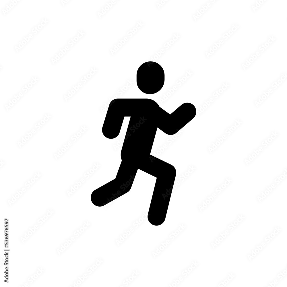 Running icon design template vector illustration Running icon design template vector illustration