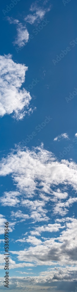 Fantastic clouds against blue sky, panorama Fantastic clouds against blue sky, panorama