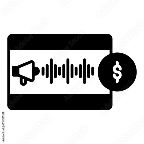 promotion by means of sound or radio