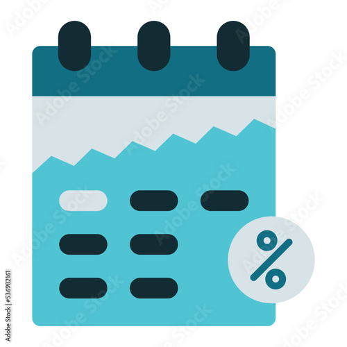 discount events are marked on the calendar