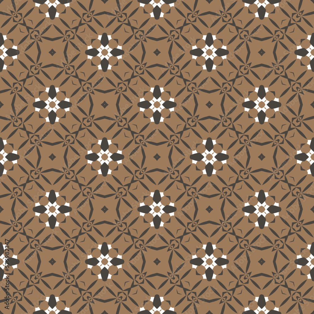 Fototapeta premium Abstract geometric pattern. A seamless background, vintage texture. 