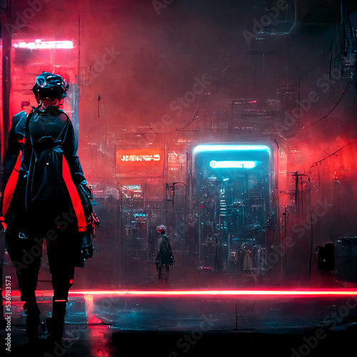 Woman_in_VR_glasses_and_cyberpunk_clothes_epic_compositi photo
