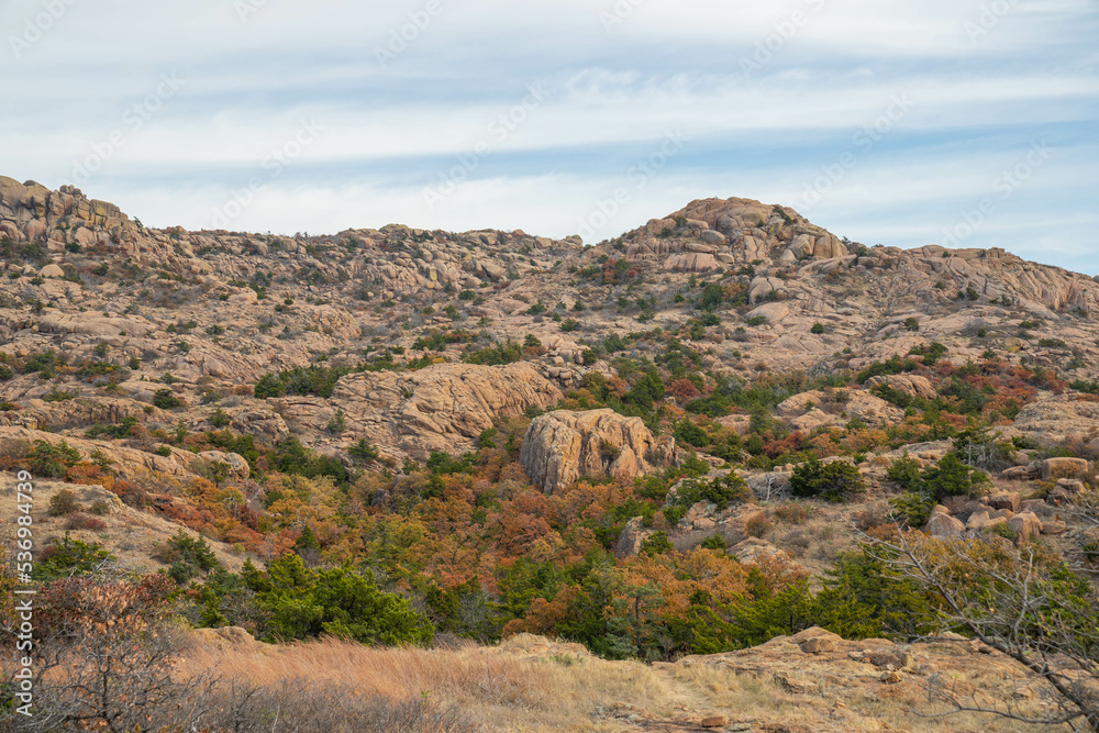 Wichita Mountains Wildlife Refuge in the fall, autumn Wichita Mountains Wildlife Refuge in the fall, autumn