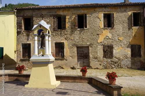 Old house near Galzignano, Colli Euganei, Italy photo