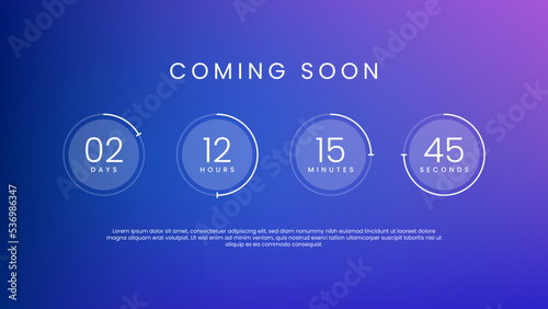 Coming soon countdown timer for website