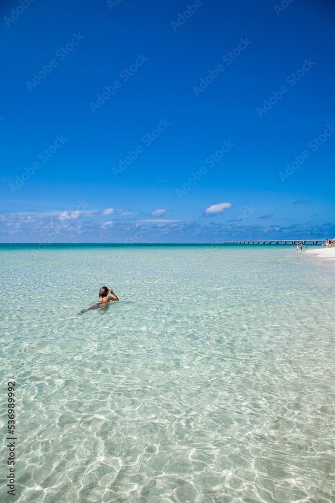 person on the beach