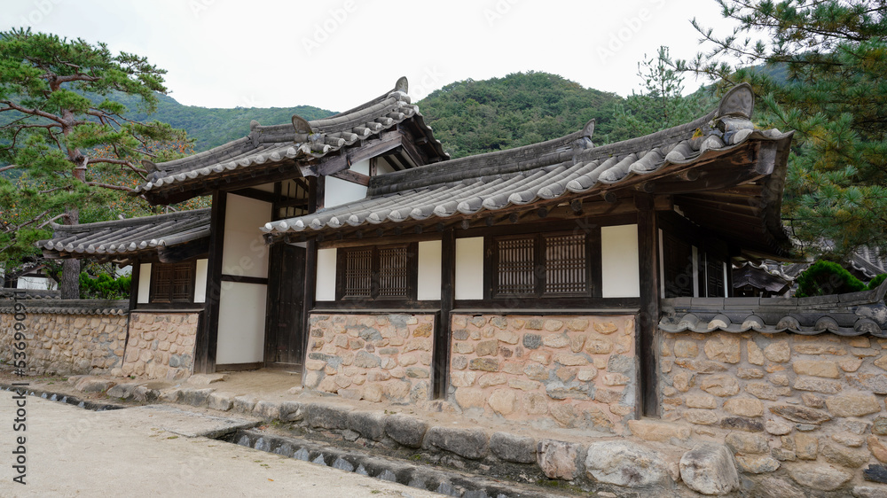 Korean Joseon tile house Korean Joseon tile house