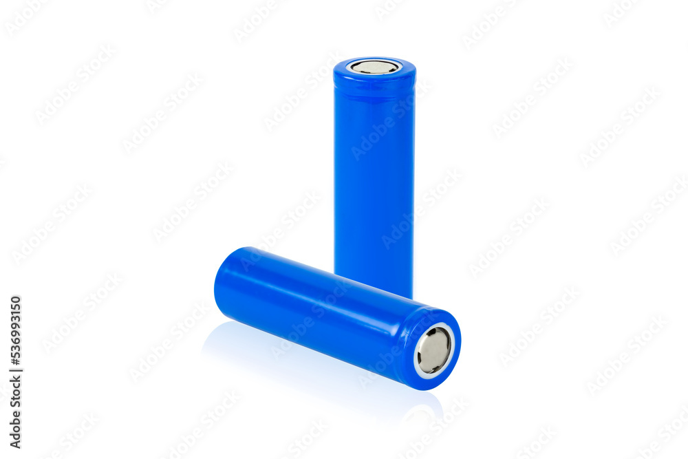 Batteries 18650 isolated on white background with clipping path. Batteries 18650 isolated on white background with clipping path.