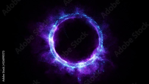 Cosmic energy strings. Energy flows in the form of thin bright elements. Lines form structural fibers