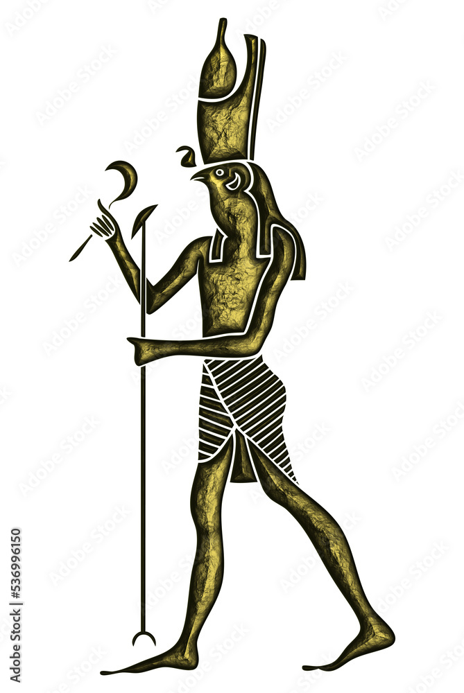 Horus - God of Ancient Egypt on transparent background Horus - God of Ancient Egypt on transparent background