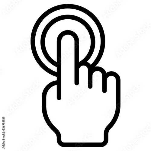 1x double tap icon