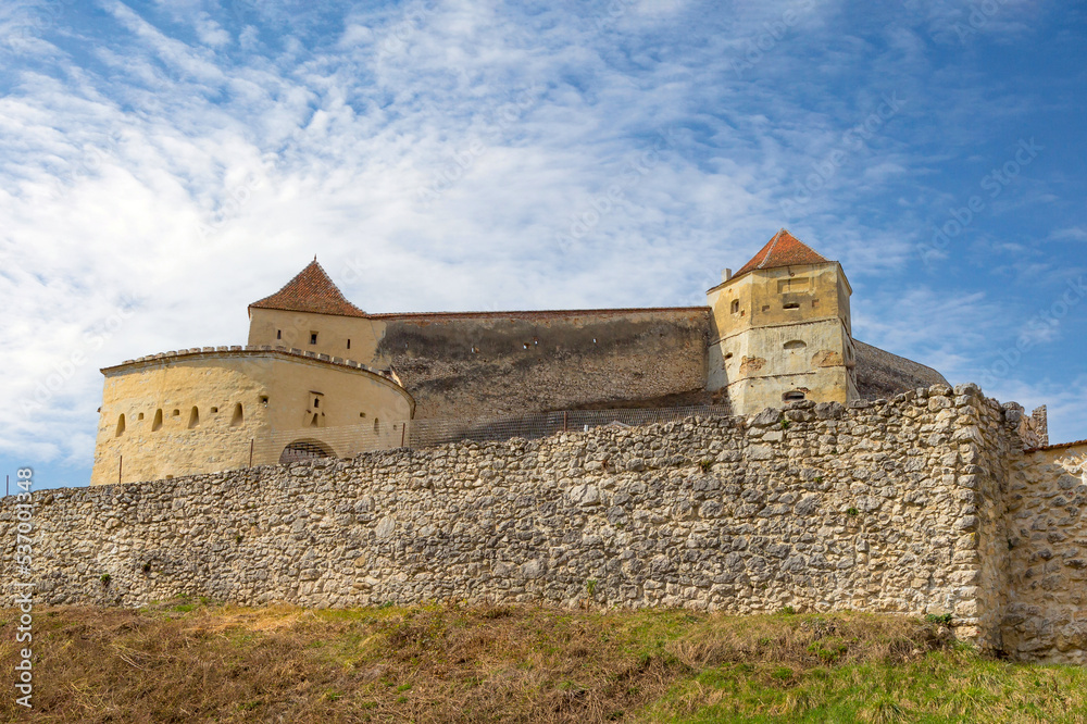 Rasnov castle, Romania background