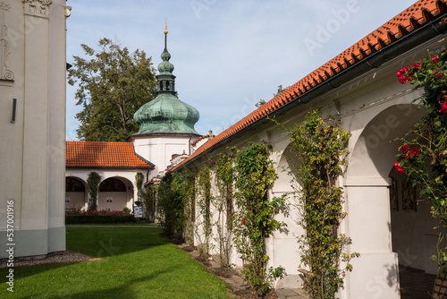 Konstfotografi Klokoty near Tabor, Czechia, pilgrimage monastery and church