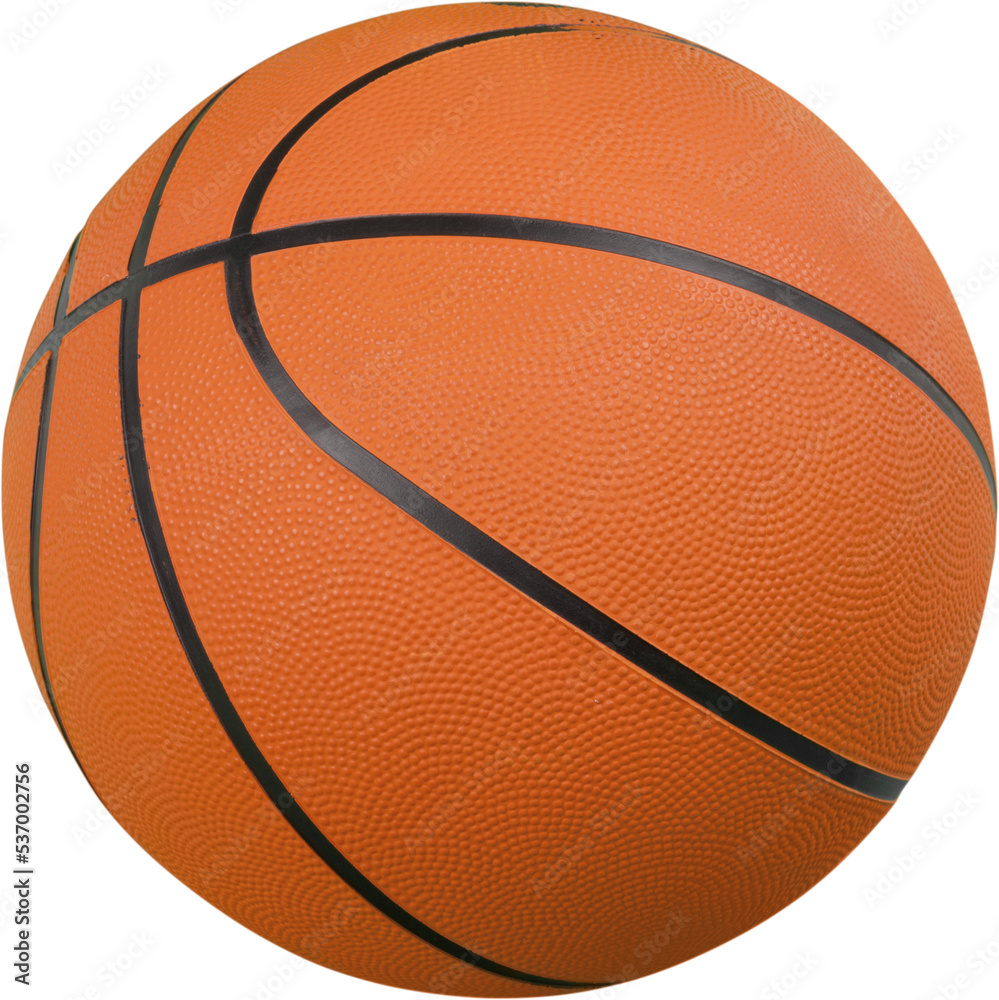 Fototapeta premium Basket Ball over Transparent Background