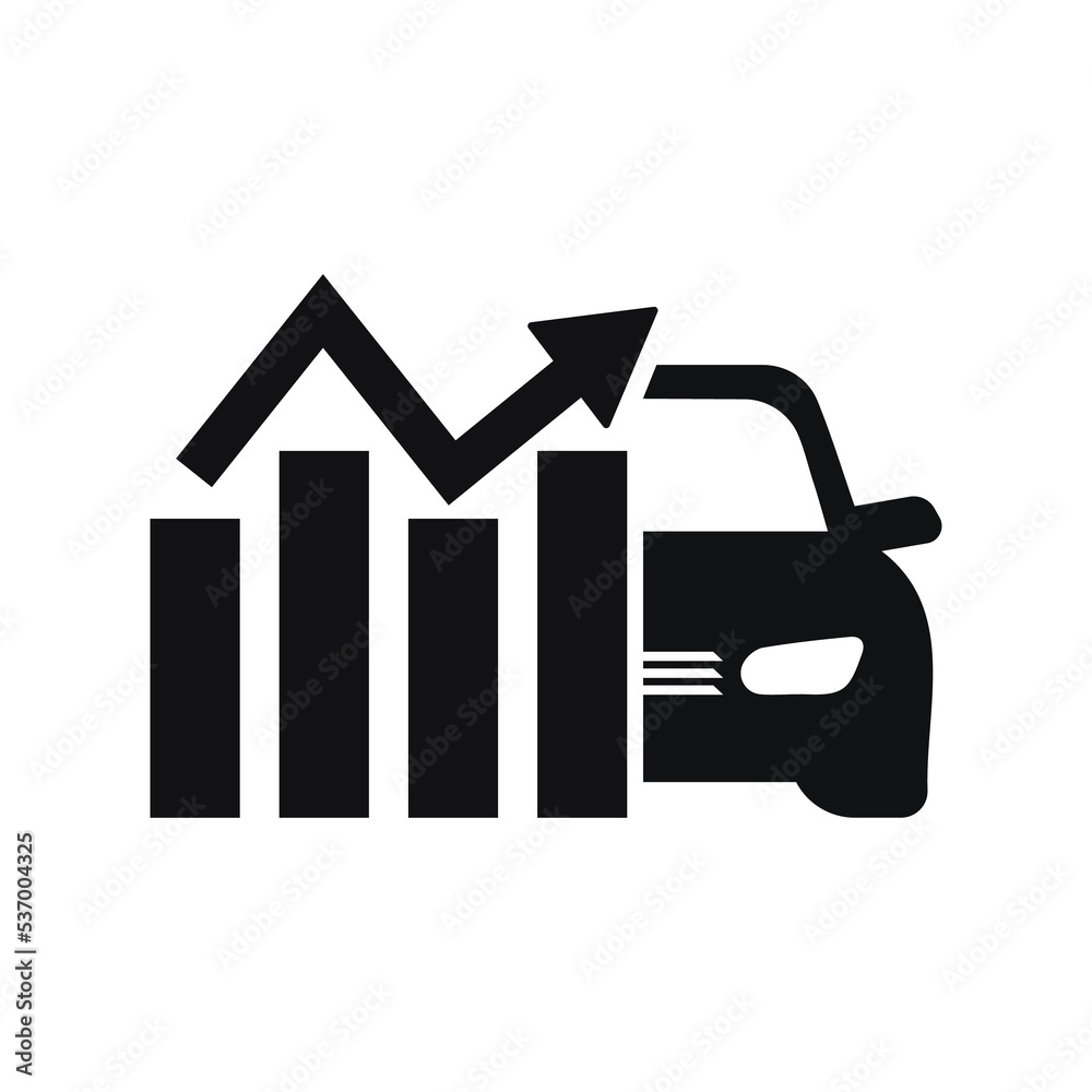 Car running costs icon. Cost of living. Price growth. icon isolated on white background. Car running costs icon. Cost of living. Price growth. icon isolated on white background.