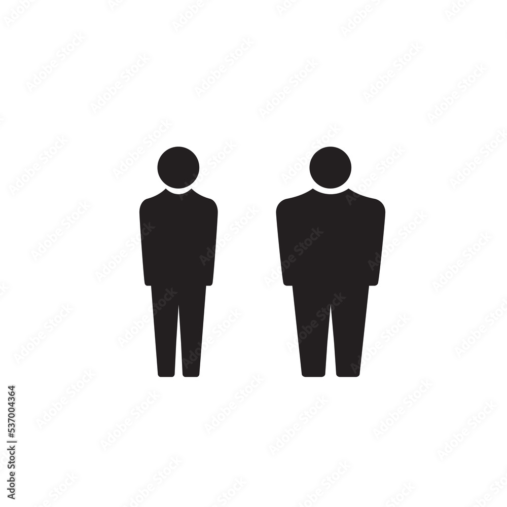 thick and slender people, stick figure set silhouette thin and fat men thick and slender people, stick figure set silhouette thin and fat men