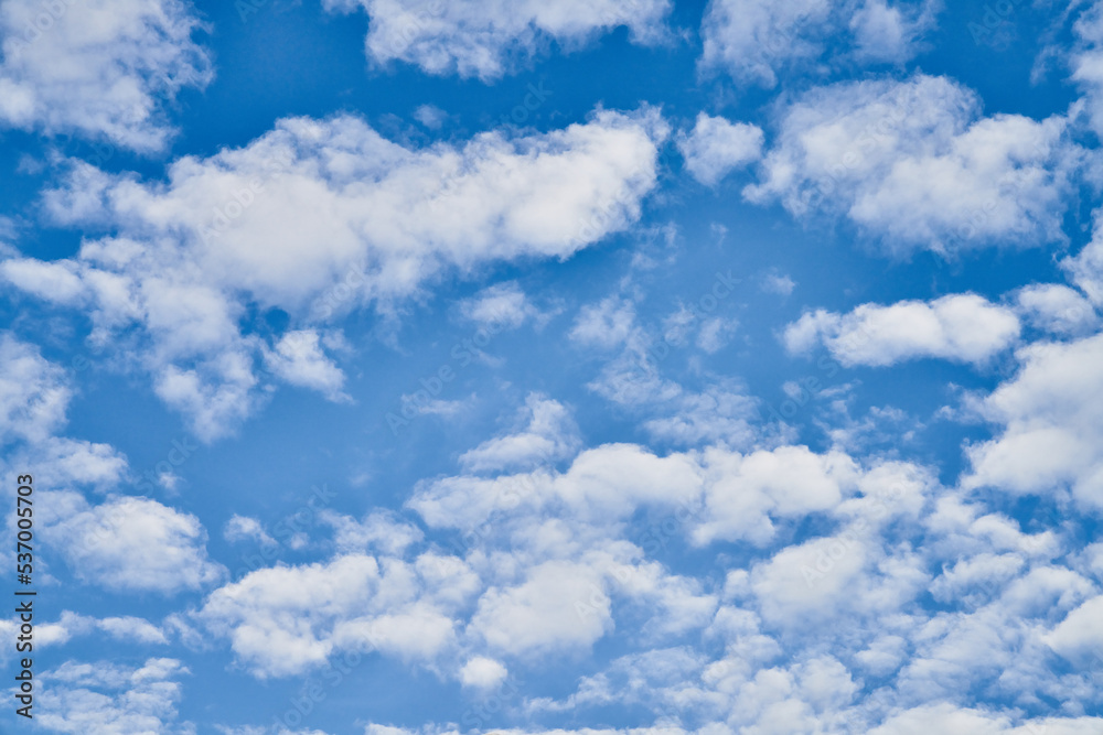 Beatiful blue sky with clouds on a sunny day Beatiful blue sky with clouds on a sunny day