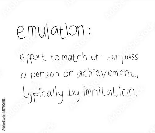 dictionary emulation text meaning vector
