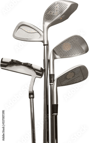 Canvastavla Golf, Golf Club, Isolated.