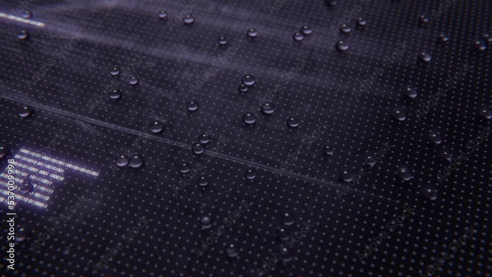 404 Error - rainy glass title video animation. High quality intro outro video.
