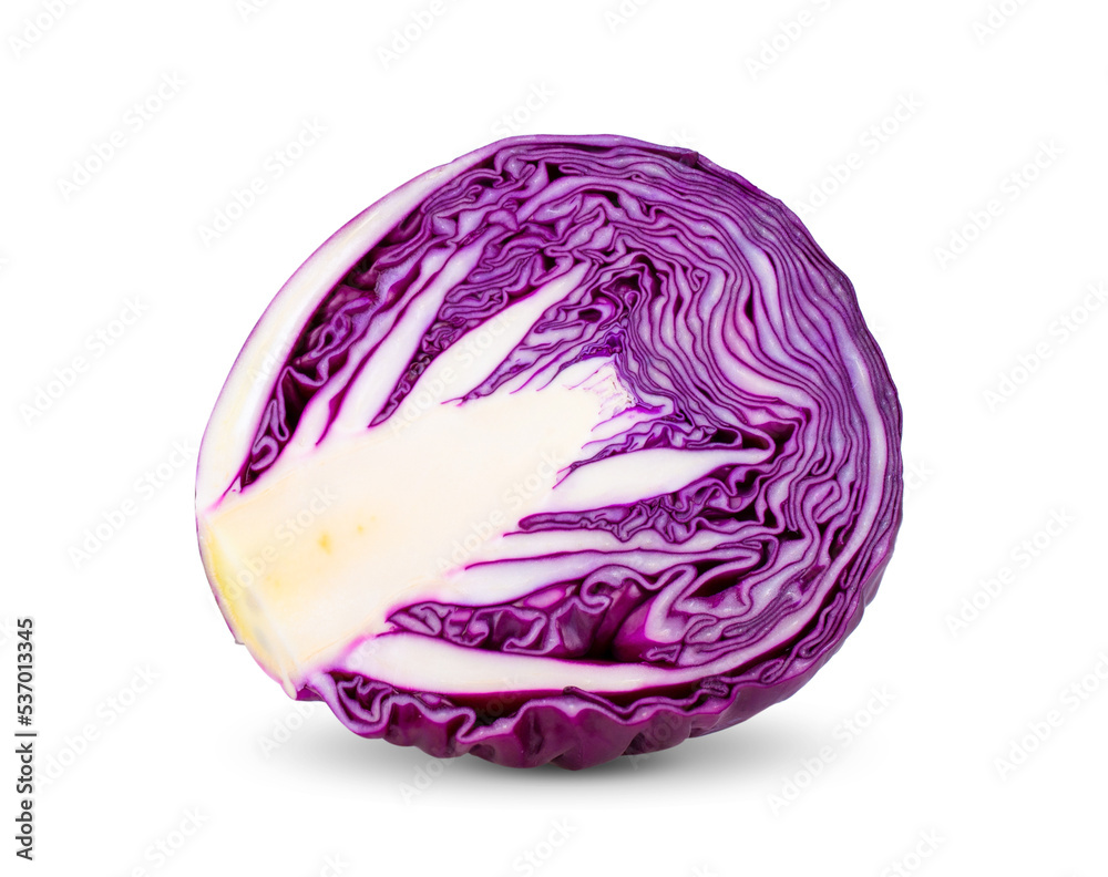 Red cabbage isolated on transparent png Red cabbage isolated on transparent png
