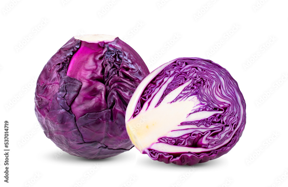 Red cabbage isolated on transparent png Red cabbage isolated on transparent png