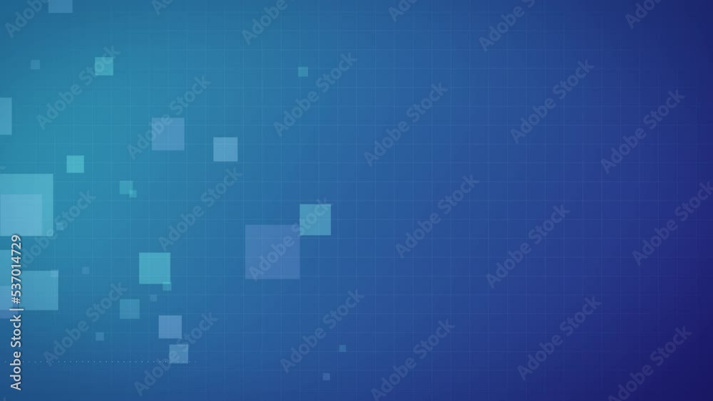 Abstract animated motion background. dark technology backdrop. Mosaic pixelated pattern, square random shapes. animation for wallpaper, screensaver, presentation, banner. grid, data, hi-tech concept