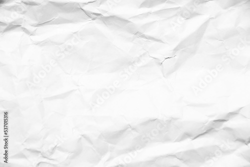 Grunge wrinkled white color paper textured background