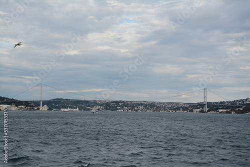 Istanbul waterview, sky and clouds © Ali Kasap