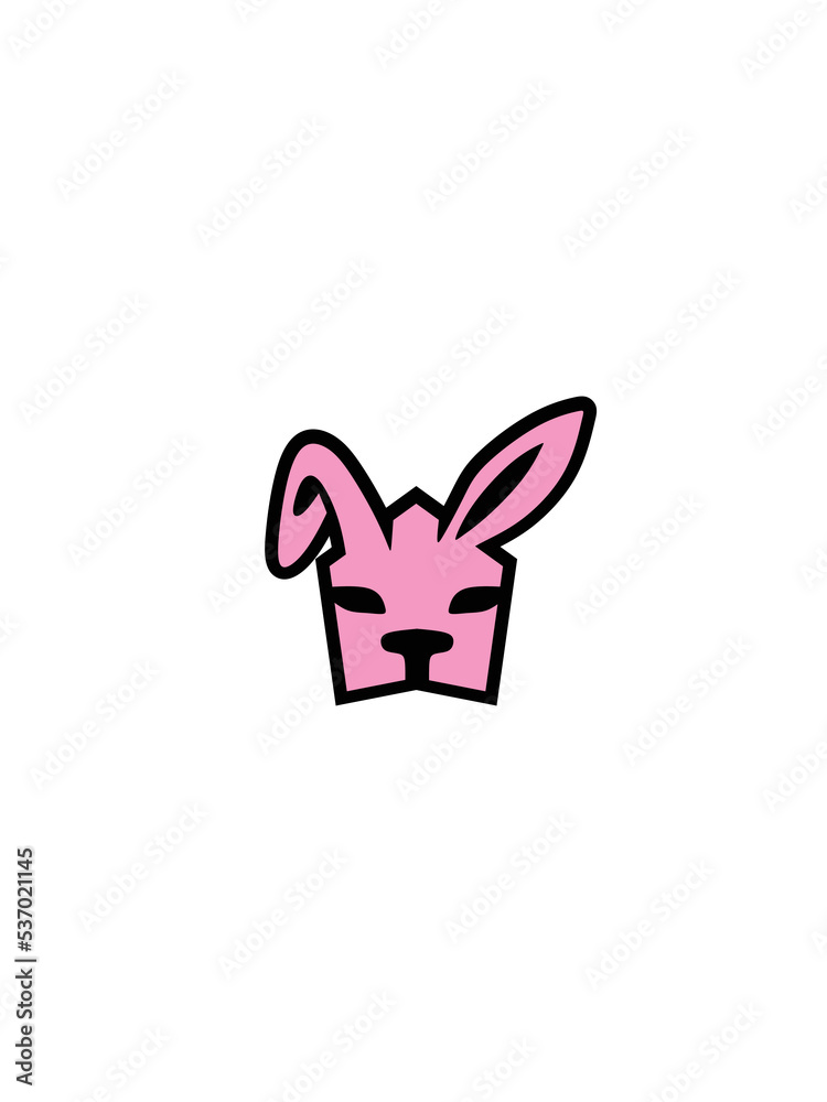 rabbit head drawing vector illustration design rabbit head drawing vector illustration design