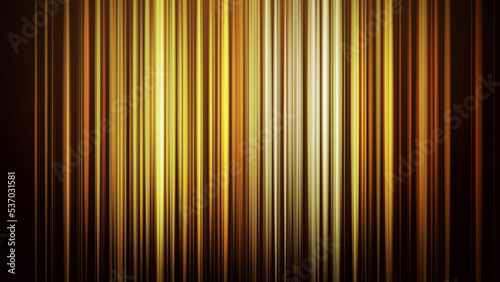 Abstract Artistic Golden Brown Yellow Shine Vertical Light Streaks Glowing Straight Lines Background