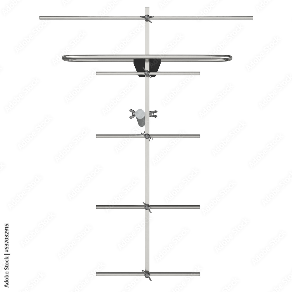 3d rendering illustration of a VHF antenna 3d rendering illustration of a VHF antenna