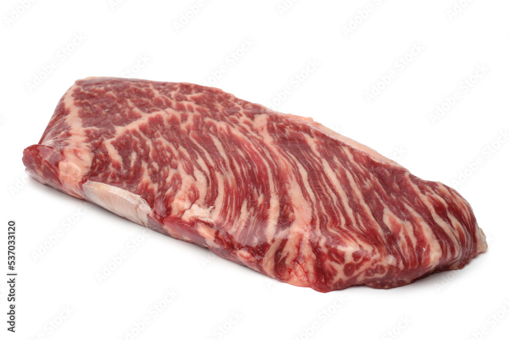 Fresh raw marbled beef steak