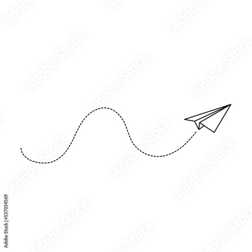 paper plane flight path, path to business