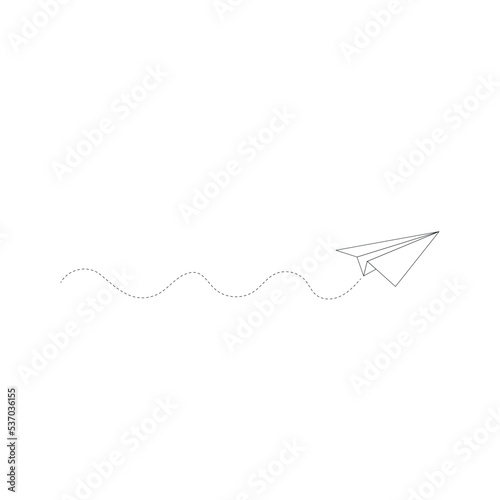 paper plane flight path, path to business