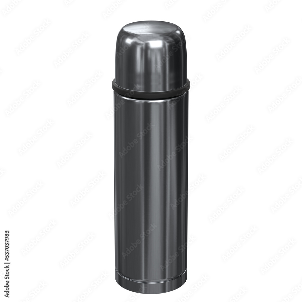 3d rendering illustration of a vacuum flask 3d rendering illustration of a vacuum flask