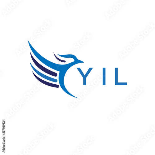 YIL Letter logo black background .YIL technology logo design vector image in illustrator .YIL letter logo design for entrepreneur and business